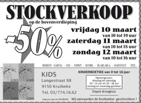 Stockverkoop Kids Fashion 