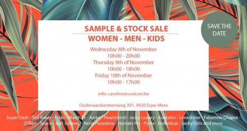 Sample & Stock Sale Studio10