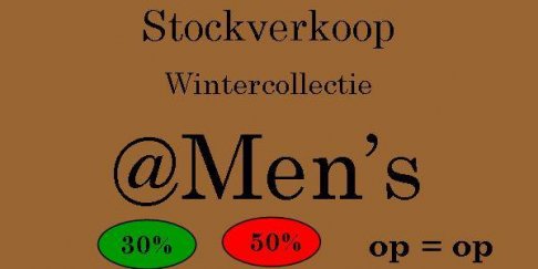 Stockverkoop @Men's - 3