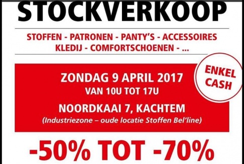 Stockverkoop 't Naaihoekje Stoffen