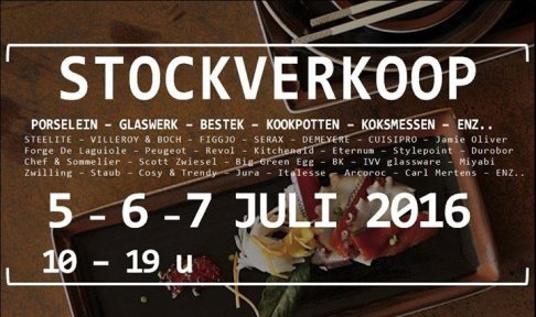 Stockverkoop BAMB (kookgerief)