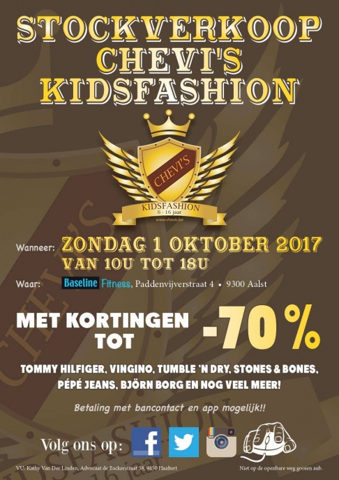 Chevi's kidsfashion Denderhoutem Stockverkoop!