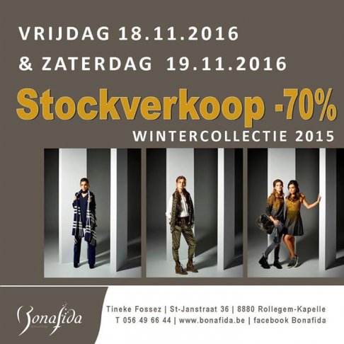Stockverkoop Bonafida W15