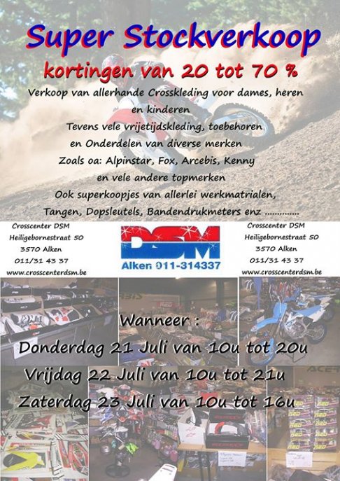 Super Stockverkoop Crosscenter DSM