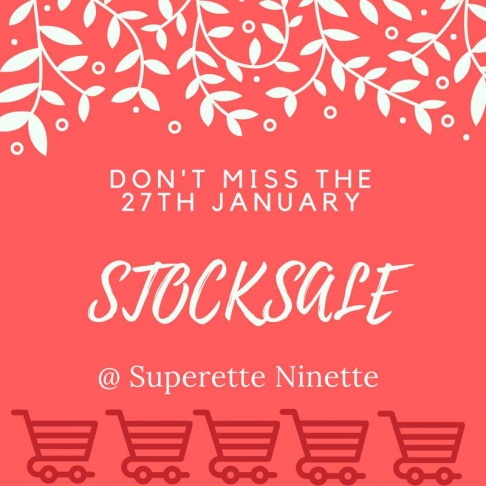 Stockverkoop bij Superette Ninette en Dotties