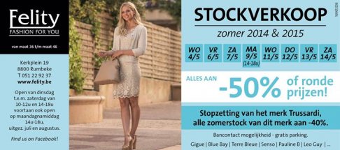 Stockverkoop zomerkledij