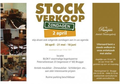 Stockverkoop Atelier Papageno