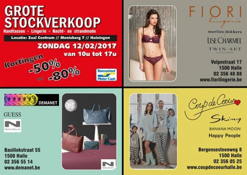 Stockverkoop handtassen Nathan en lingerie