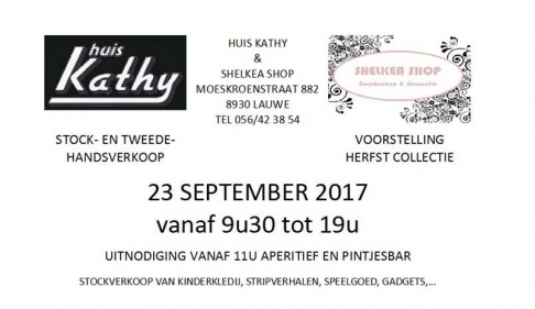 Stockverkoop Huis Kathy + Voorstelling Shelkea Shop