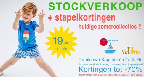 Stockverkoop De blauwe Kapitein én To & Flo