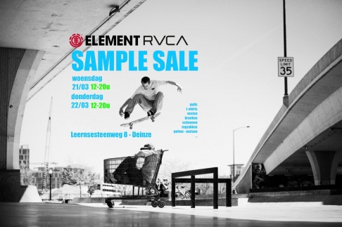 Element & RVCA winter 18' Sample Sale