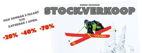 Einde seizoen stockverkoop Arena Sport