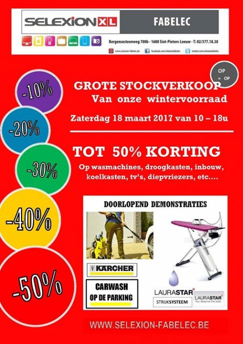 Stockverkoop Selexion - Fabelec