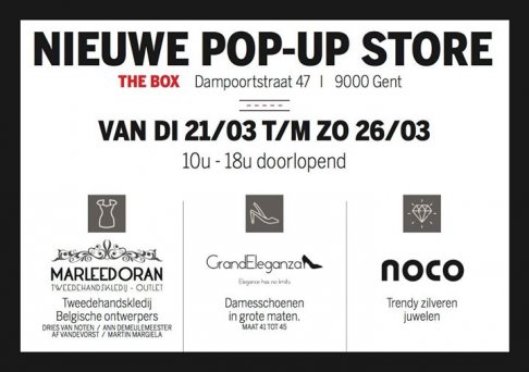 Nieuwe Pop-Up Store The Box te Gent 