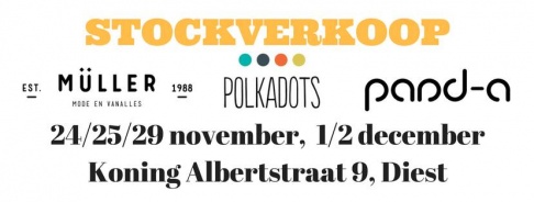 Stockverkoop Müller/Polkadots/Pand-A