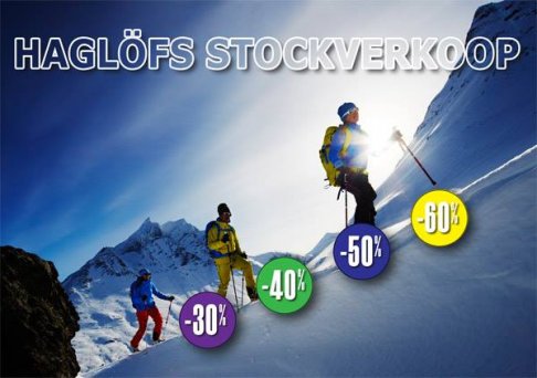 Haglofs stockverkoop