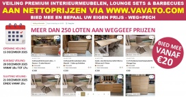 Unieke online Leegverkoop Winkel - Premium interieurmeubelen, Lounge sets & barbecues via Vavato.com - Alles mag weg!