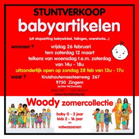 stuntverkoop Babyartikelen