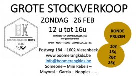 Stockverkoop Boomerang Kids