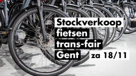 Trans-fair fietsen stockverkoop
