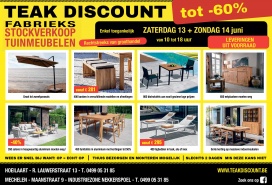 Tuinmeubelen te Mechelen: rechtstreeks van groothandel nu uitzonderlijk toegankelijk voor particulieren 13 & 14 juni !