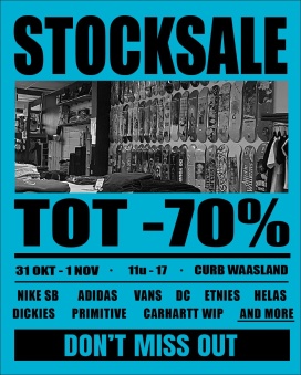Stock Sales Skateshop Sint-Niklaas