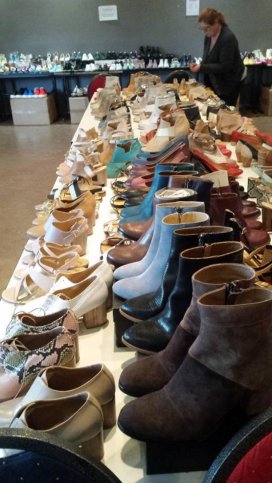 Sample sale van schoenen en tassen