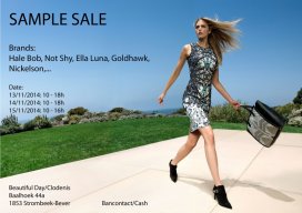 Sample sale Beautifulday /  Clodenis