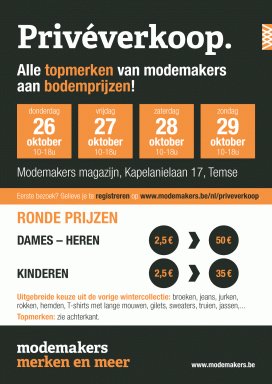 Privéverkoop modemakers