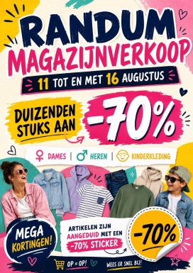 Randum magazijnverkoop