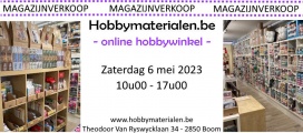 Magazijnverkoop LadyViolet Hobbymaterialen