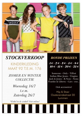 STOCKVERKOOP Hip & Stoer kinderkleding