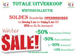 Totale Uitverkoop Wintercollectie