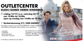 Outletcenter kledij voor dames, heren & kinderen