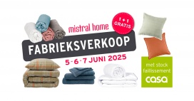 Mistral Home fabrieksverkoop + stock Casa