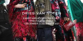 Dries Van Noten stoffen en accessoires verkoop