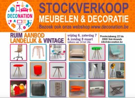 DecoNation stockverkoop WE Vintage design & Landelijk Meubelen & Decoratie