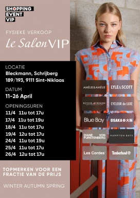 Le Salon VIP stockverkoop – Le Salon VIP