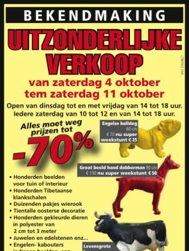 Uitzonderlijke verkoop prijzen tot -70%!