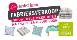 Mistral Home fabrieksverkoop