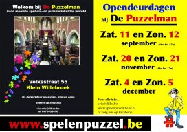 Opendeurdagen / magazijnverkoop bij De Puzzelman