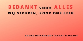 Uitverkoop geschenkenwinkel KNUS Zaventem