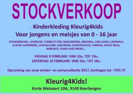 STOCKVERKOOP Kinderkleding van 0 - 16 jaar