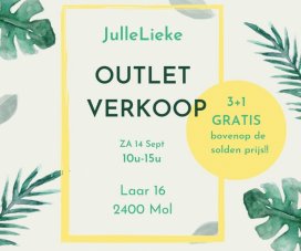 Stockverkoop 3+1 Gratis bovenop de solden prijs!