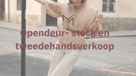 Opendeur- stock en tweedehandsverkoop Manufactuur