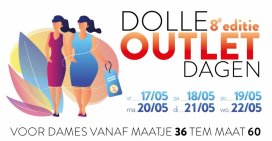 8ste editie Dolle Outletdagen voor dames vanaf maatje 36 t/m 60 !