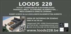 Outlet / Stockverkoop nieuwe tuinmeubelen, decoratie, bloembakken, olijfbomen, druivelaars, vijgenbomen