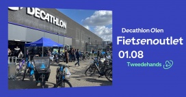 Outlet tweedehandsfietsen en refurbished koersfietsen Decathlon Olen