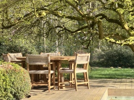 Alle teak tuinmeubelen aan groothandelsprijzen