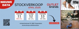 Outlet Brands stockverkoop April 2026